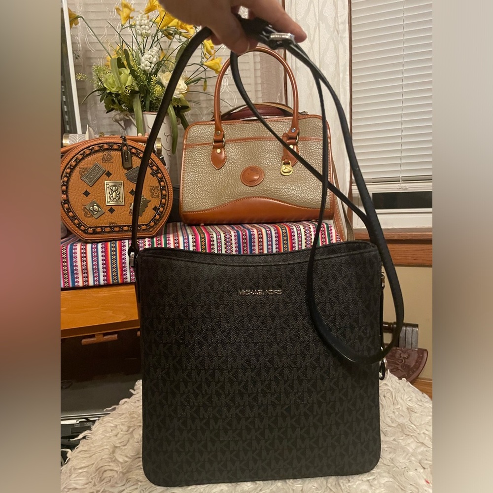 Michael Kors small-medium black crossbody bag